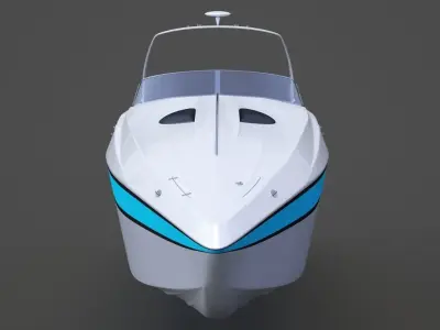 Motor Boat 02 3D model