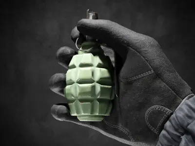 Ammo Grenade F1  Low-poly 3D model Low-poly 3D model