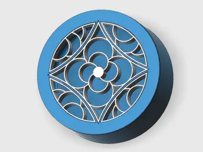 Round box Free 3D print model