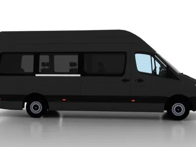 Mercedes Benz Sprinter L3H3 2009 Passenger EU 3D model