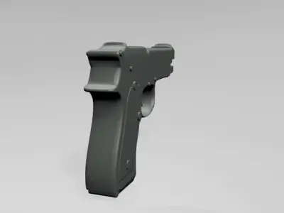 Gun 01 3D model