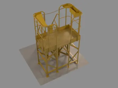 The technological platform mk 2 3D model