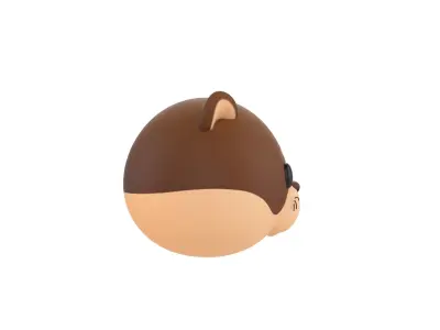 Prop221 Otter Head 3D model