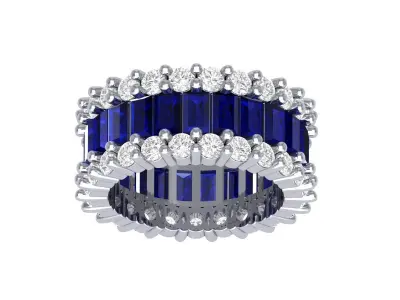 Wedding Ring  3D print model 175