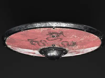 Vikings Shield 3D model   3D model