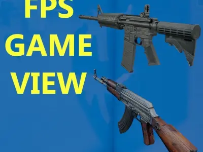 SEMI REALISTIC GUN PACK Free low-poly 3D model