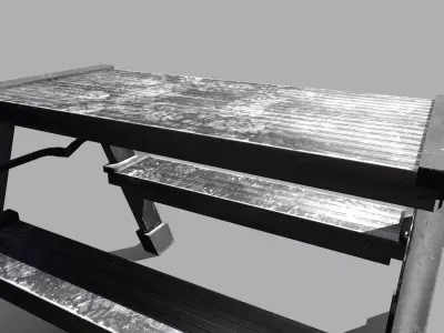 Stepladder Low-poly 3D model