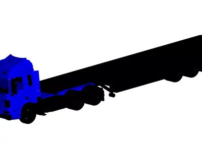 DAF CF trailer 3D model