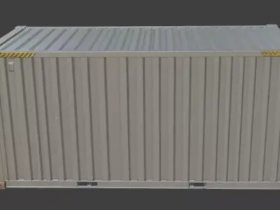 Shipping Container Detailed 3D Model 3D model
