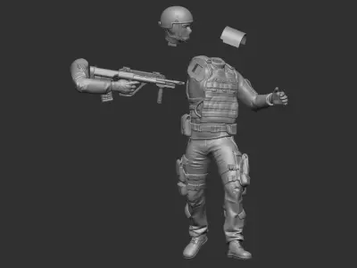 Carabiniere GIS 3D print model