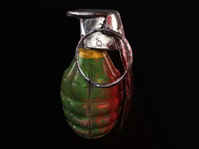 Grenade 3D model 11