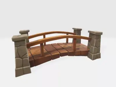 Stony Archway Low-poly 3D model
