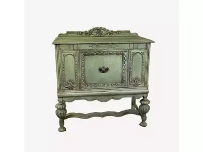 furniture - antique cabinet 3D model