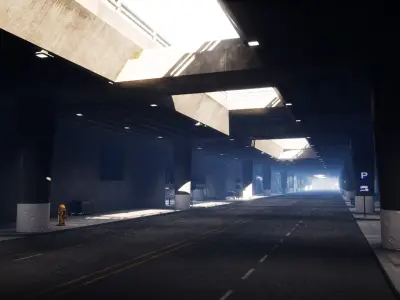 Lower Grand Avenue Los Angeles 3D model