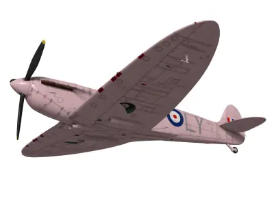 Supermarine Spitfire Mk-Ic PRU 3D model