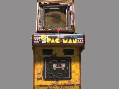 Old Arcade Machine 3D model