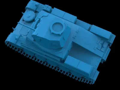 Panzer II 3D print model