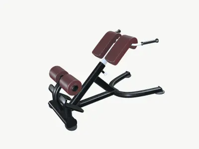 Roman chair 3D model