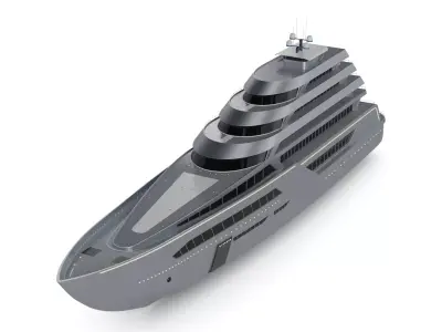 Motor Yacht 3D model