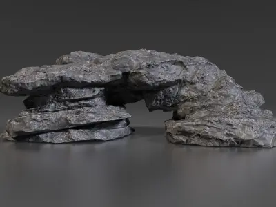 Cliff Rock Collection 3D model