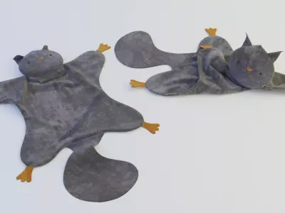 Squirrel Plush 3D model
