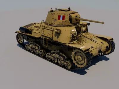 Carro M15 42 3D model