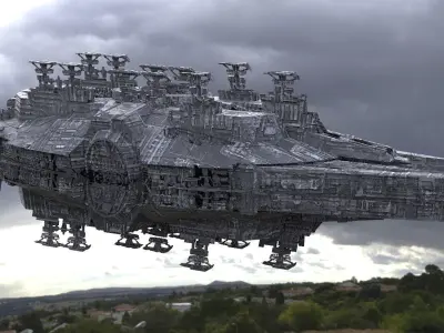 Jupiter Scouter Ship 2 3D model