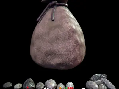 HIE ThrownWeapon D180228 Low-poly 3D model