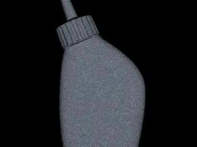 Oiler High Poly olive oil bottle 3D model