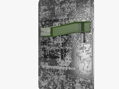 Police shield 3D model