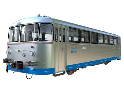 Sinobus JZ series 812 Yugoslavian Railbus 3D model