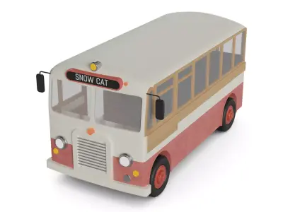 Snowcat Buse 3D model shop