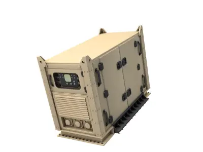 Military Generator 3D model from CGTrader