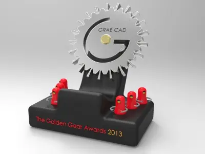 The Golden Gear Awards 2013 Free 3D model