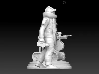 Next Generation EOD Tech and Talon Robot  Keyed 3D Print Model 3D print model