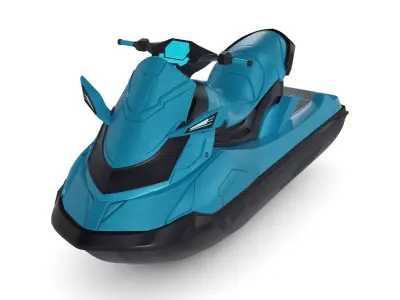Jet Ski 3D model by blackorgrey - PBR