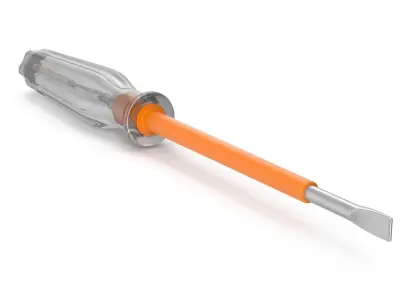 Electric Screwdriver Low-poly 3D model