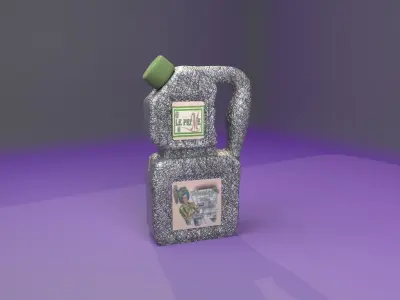 plastic bottle 3D model order