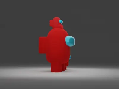 Among us character 3D model get