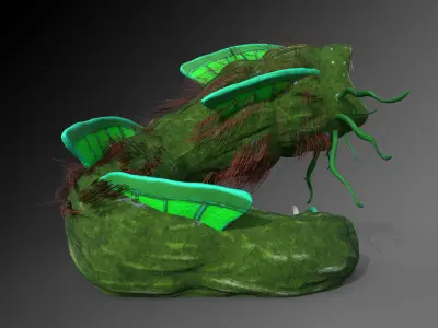 Worm Tooth 3D model