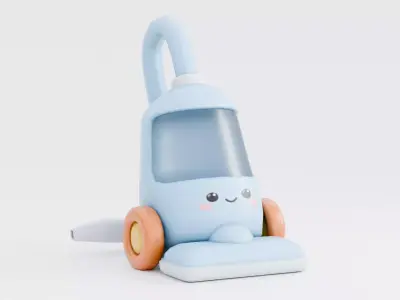Low Poly Cute Toy Props Bundle Low-poly 3D model