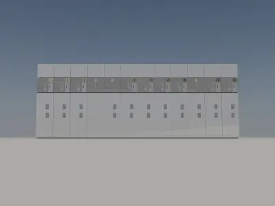 Medium voltage ring main unit 2 Free 3D model