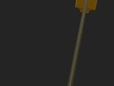 Fantasy Sword Free 3D model 2