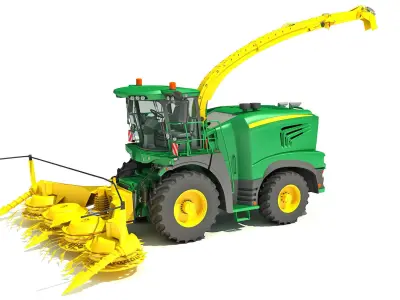 Combine Harvester 2020 3D model purchase