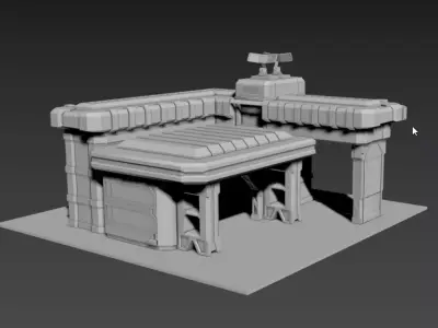 RTS War Factory 3D model