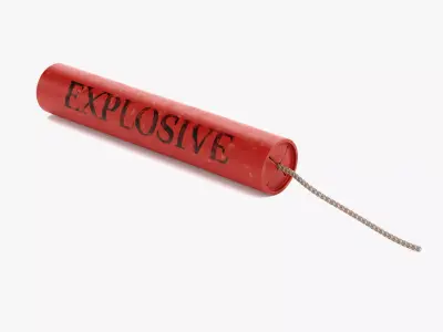 Dynamite V1 - Realistic TNT Explosive Stick Prop 3D model