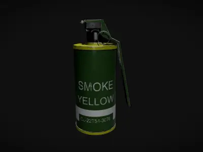 US WW2 M18 Smoke Grenade 3D model