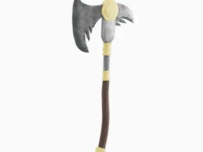 Fantasy Medieval Axe 03  3D model