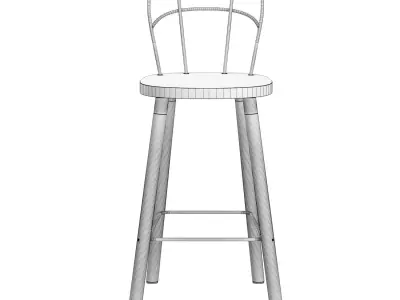 Partridge Bar Chair 3D model