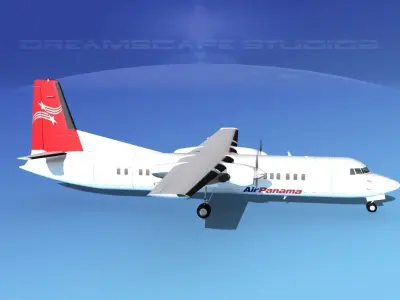 Fokker F-60 Air Panama  3D model
